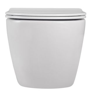 Подвесной унитаз ABBER Bequem AC1100 безободковый белый